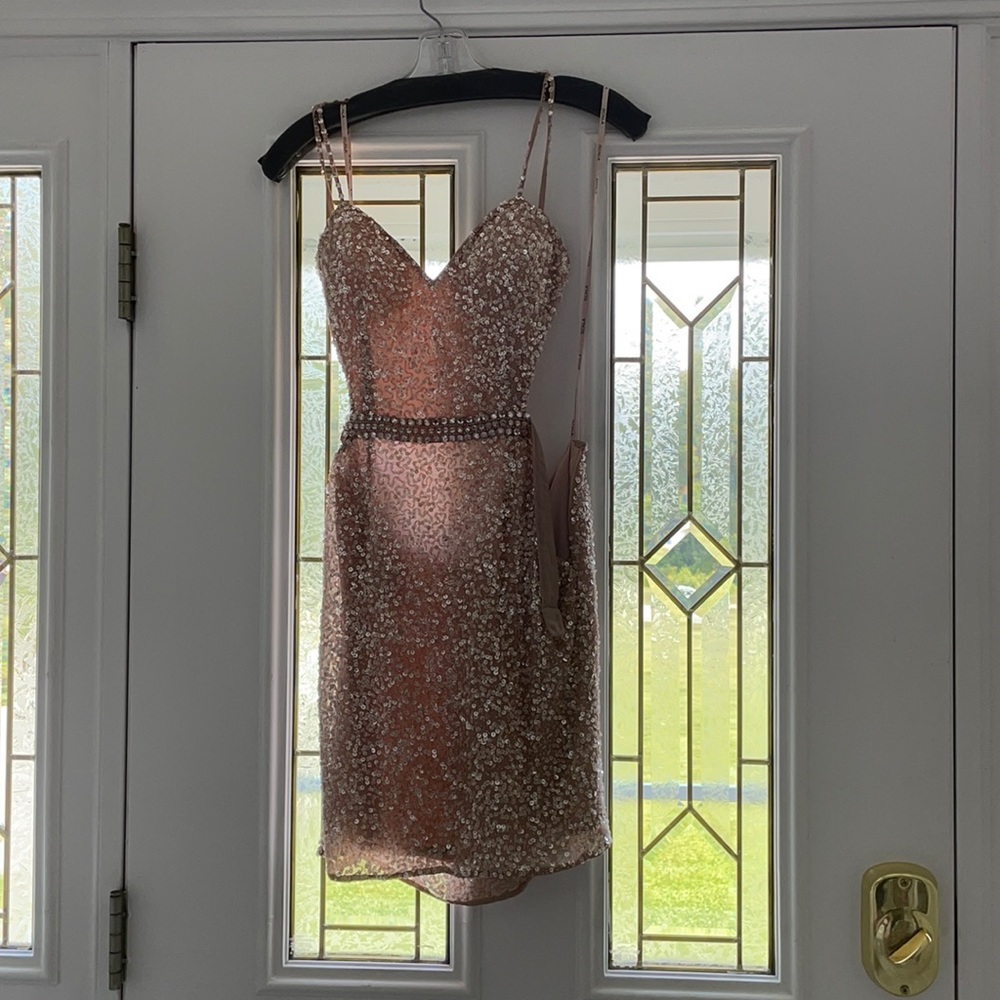 Beautiful glitzy dress!